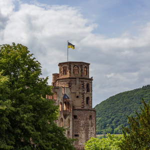 Turm Schloss Heidelberg